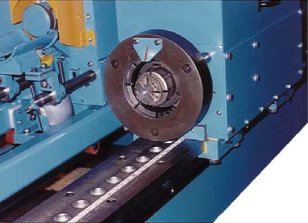 Machine will press, prick punch, flare internal leg and crimp outside leg of Super K or NR-660 metal 